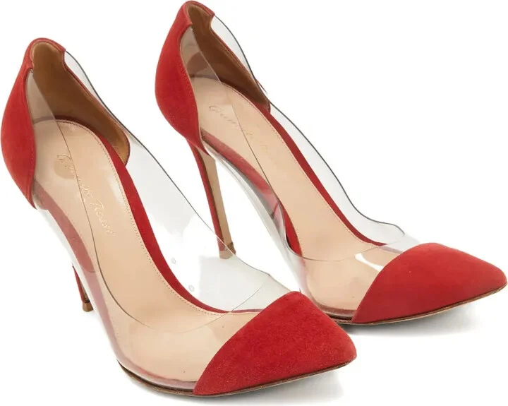 Pre-owned 105mm panelled pumps - Image 3