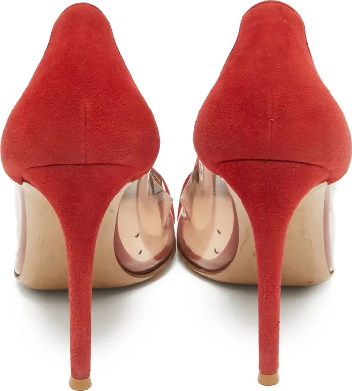 Pre-owned 105mm panelled pumps - Image 4
