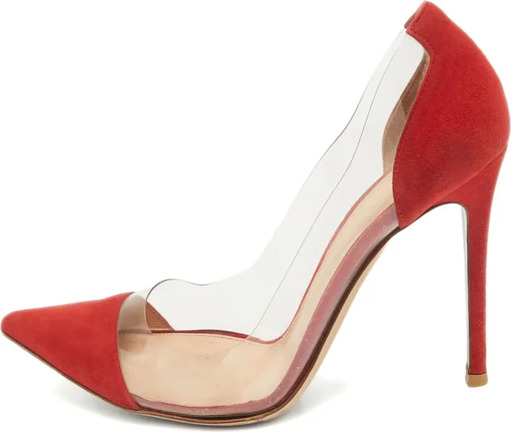 Pre-owned 105mm panelled pumps