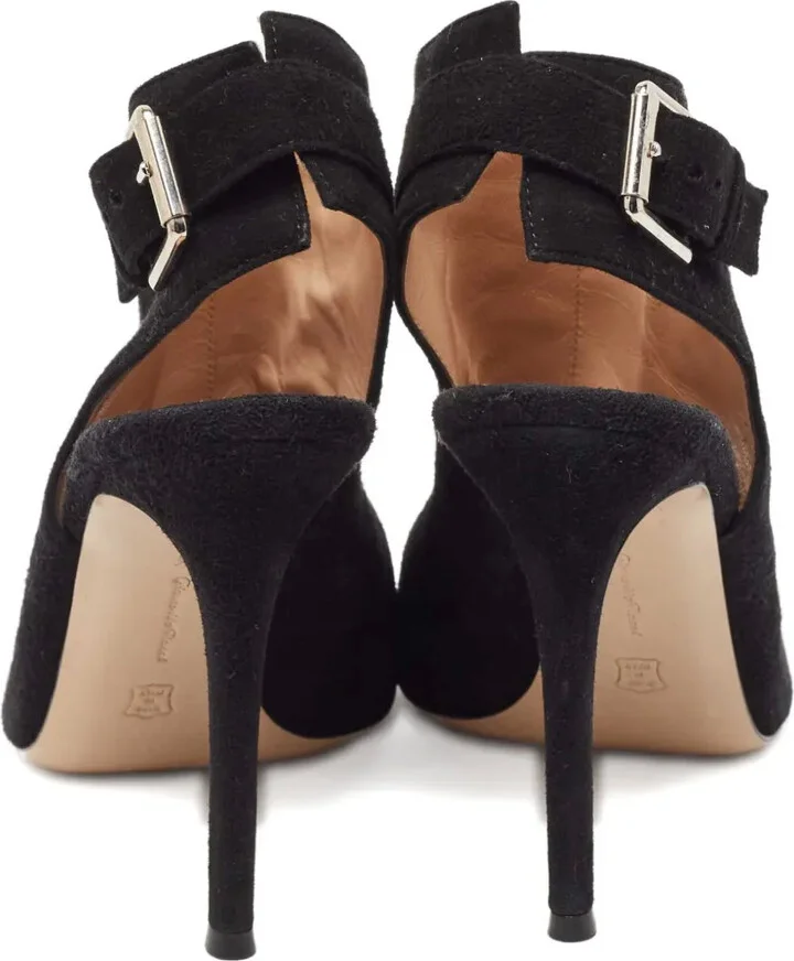 Pre-owned 105mm peep-toe ankle boots - Image 3