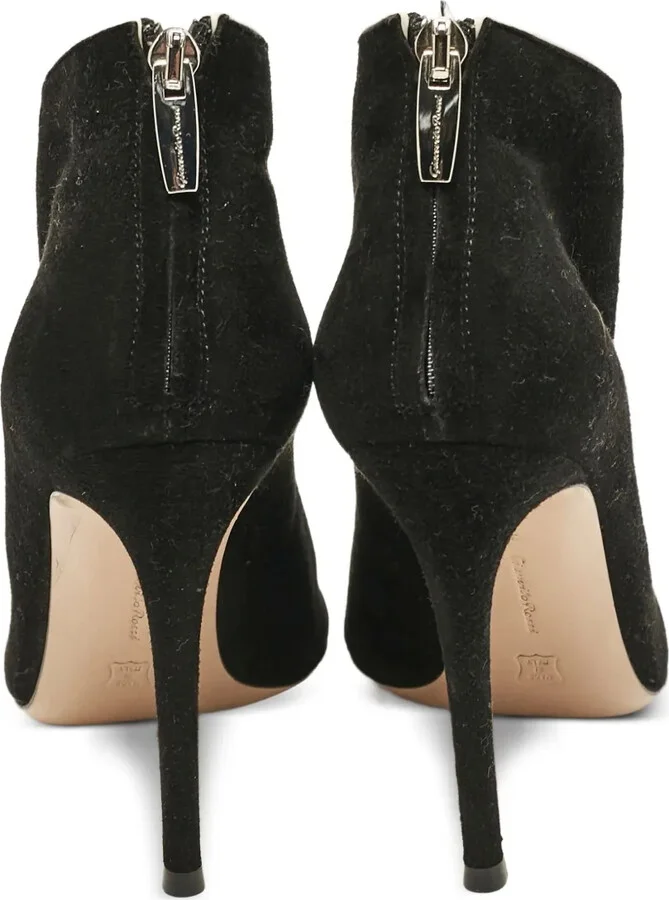 Pre-owned 105mm peep-toe stiletto boots - Image 4