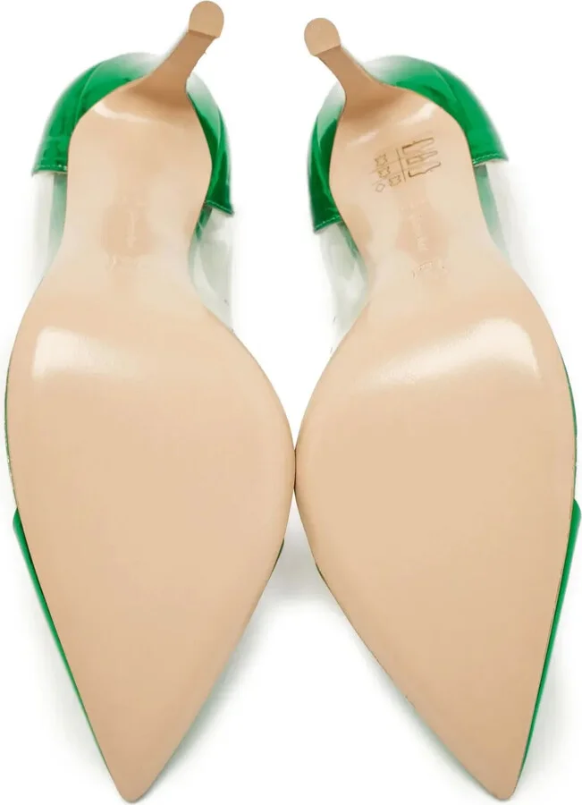pre-owned 105mm Plexi transparent-panelled stiletto pumps - Image 4