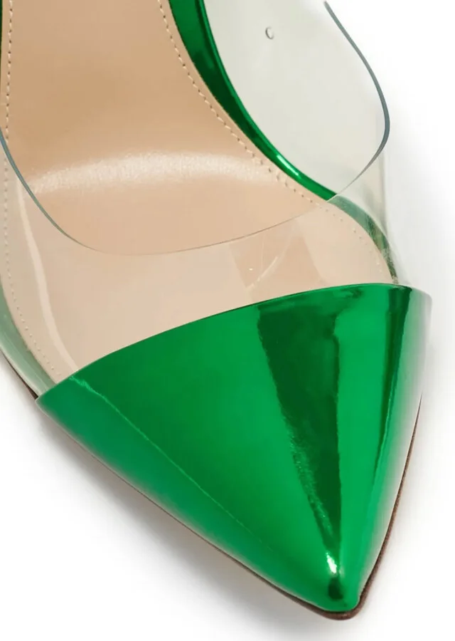pre-owned 105mm Plexi transparent-panelled stiletto pumps - Image 5