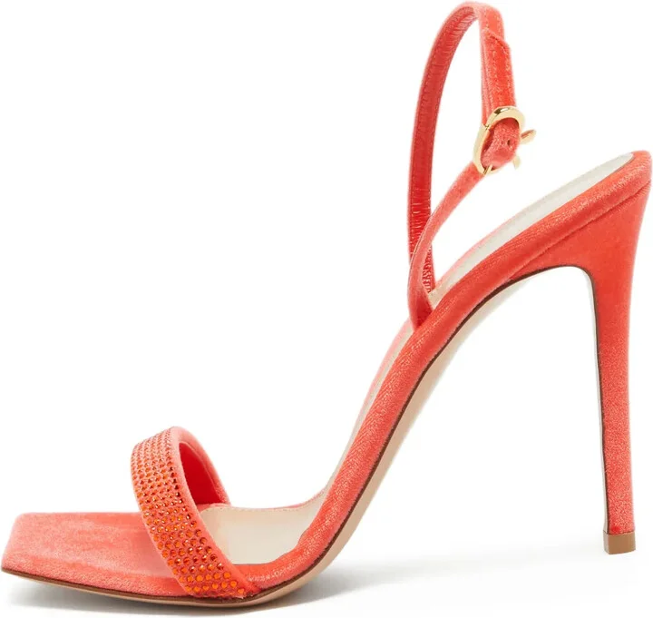 Pre-Owned 105mm Rhinestone-Embellished Sandals