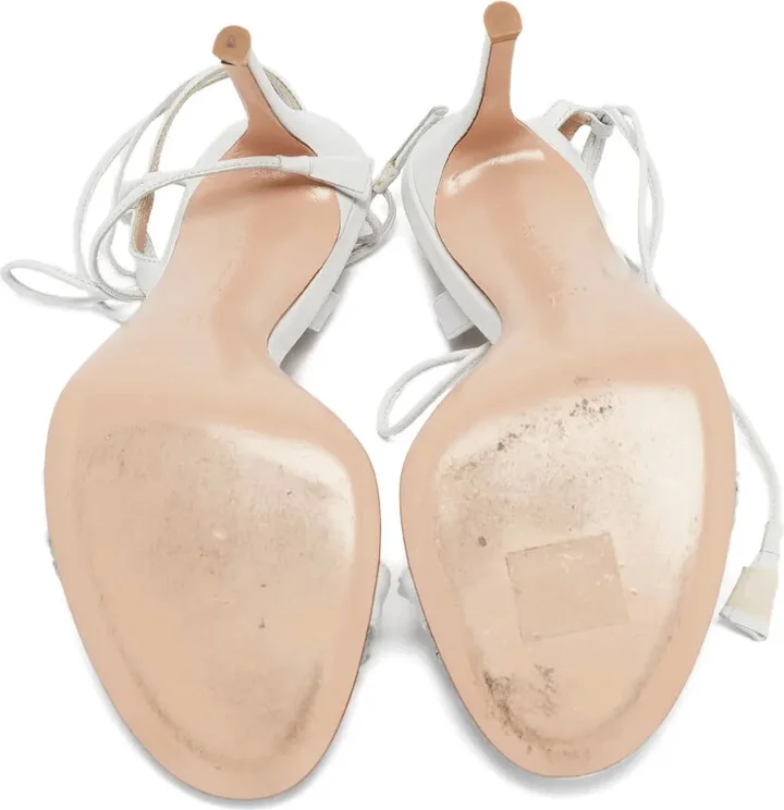 Pre-Owned 105mm Ruffled-Strap Sandals - Image 5