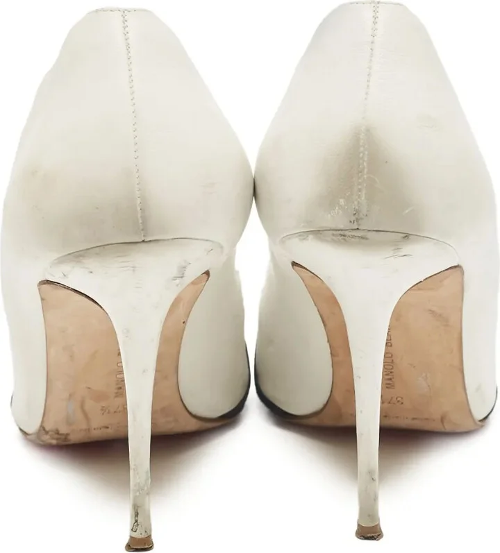 Pre-owned 105mm scalloped pumps - Image 5