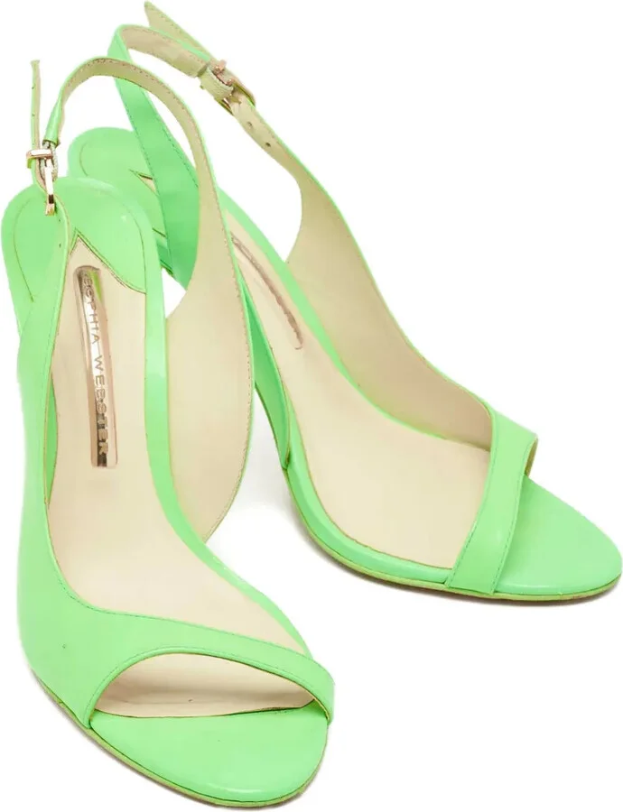 Pre-Owned 105mm Slingback Sandals - Image 2