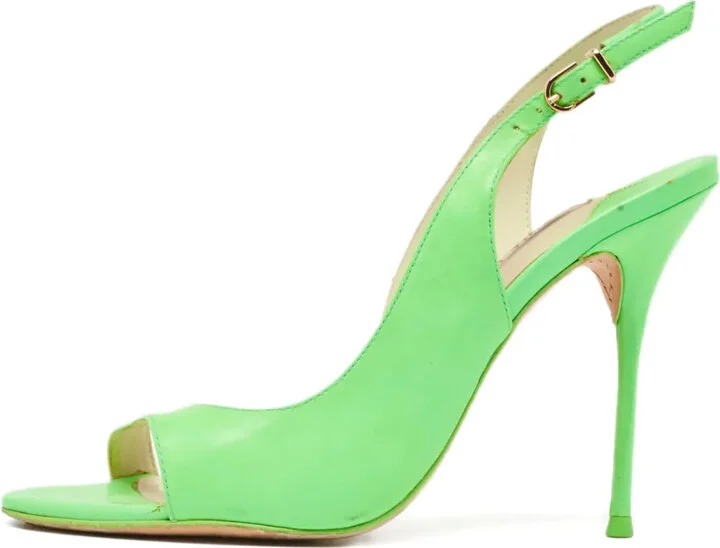 Pre-Owned 105mm Slingback Sandals