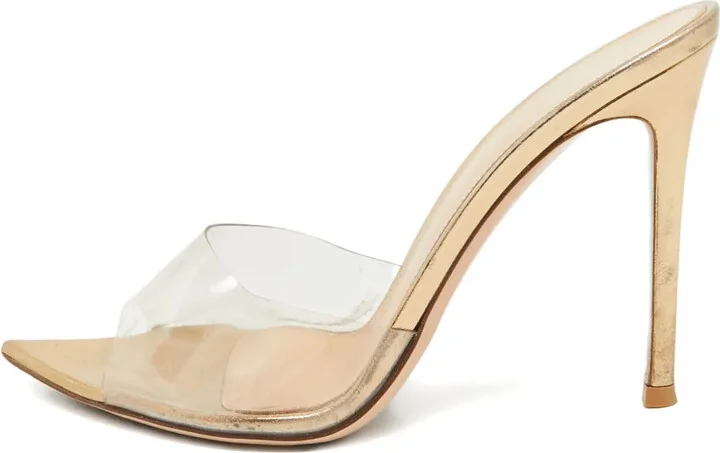 Pre-owned 105mm slip-on sandals