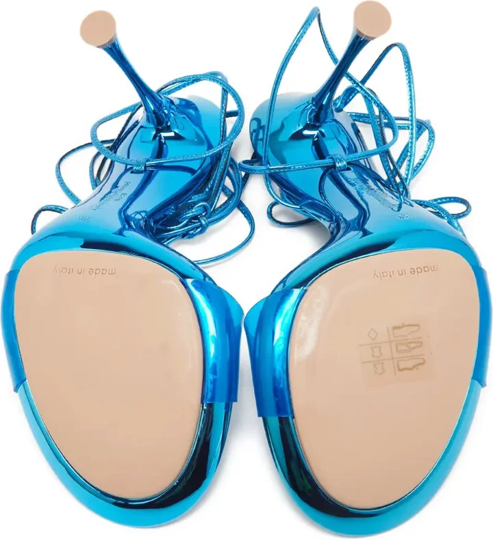 Pre-Owned 105mm Strappy Sandals - Image 4