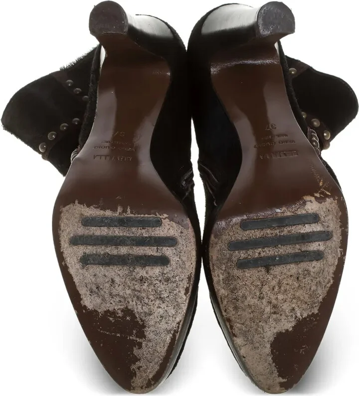 Pre-owned 105mm studded boots - Image 5