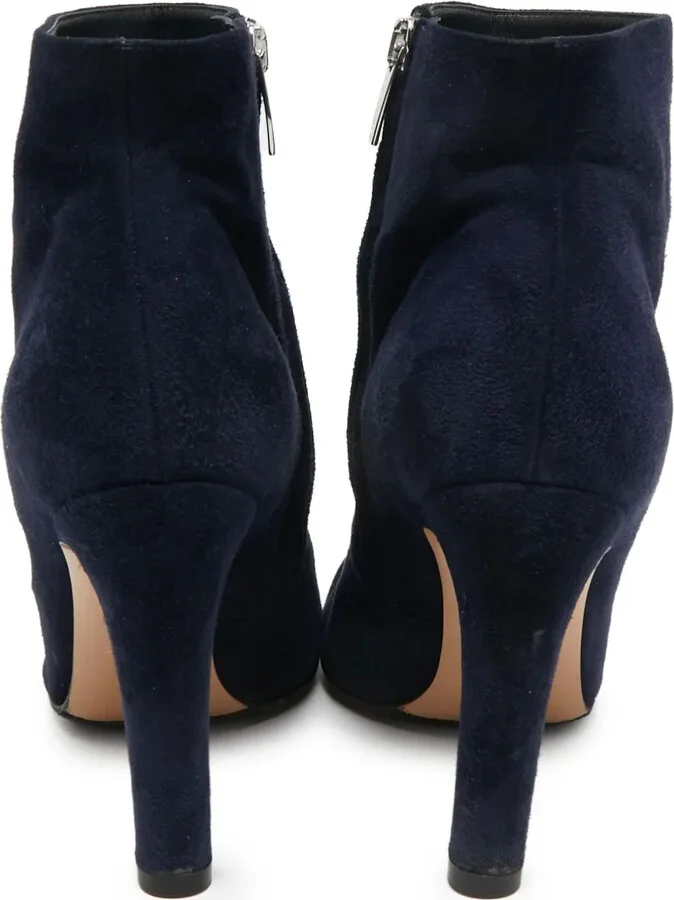 Pre-Owned 105mm Suede Ankle Boots - Image 3
