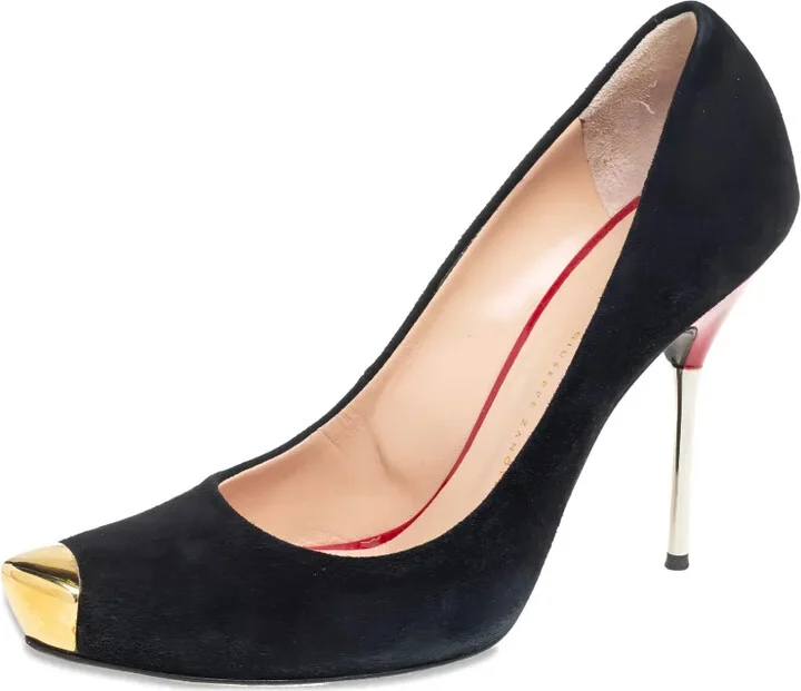Pre-Owned 105mm Suede Pumps - Image 2