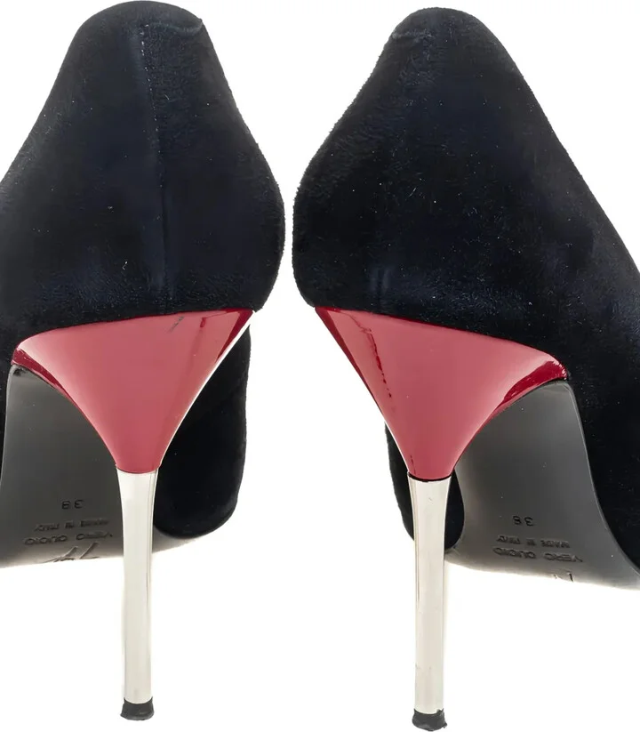 Pre-Owned 105mm Suede Pumps - Image 3