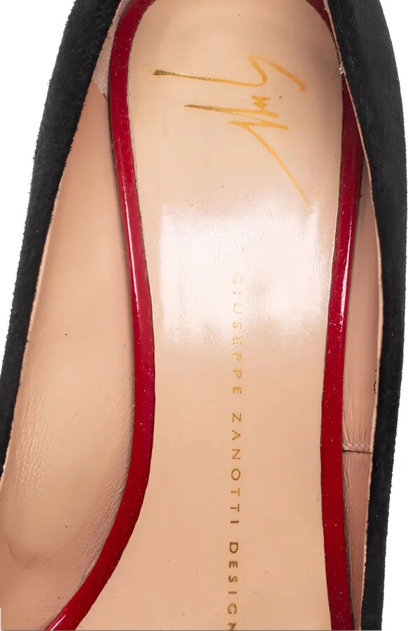 Pre-Owned 105mm Suede Pumps - Image 4