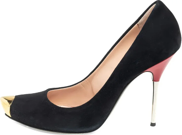Pre-Owned 105mm Suede Pumps
