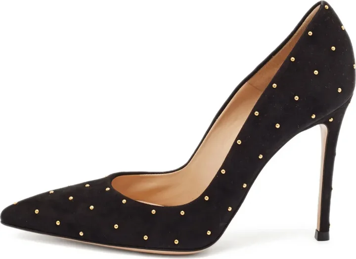 pre-owned 105mm Tyler stud-embellished pointed-toe pumps
