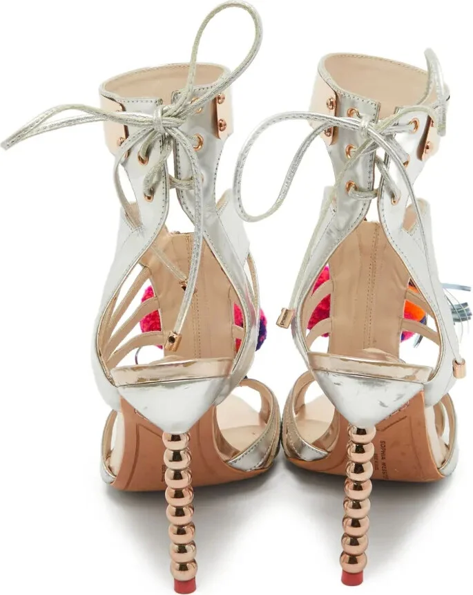 pre-owned 105mm Yasmina strappy sandals - Image 3