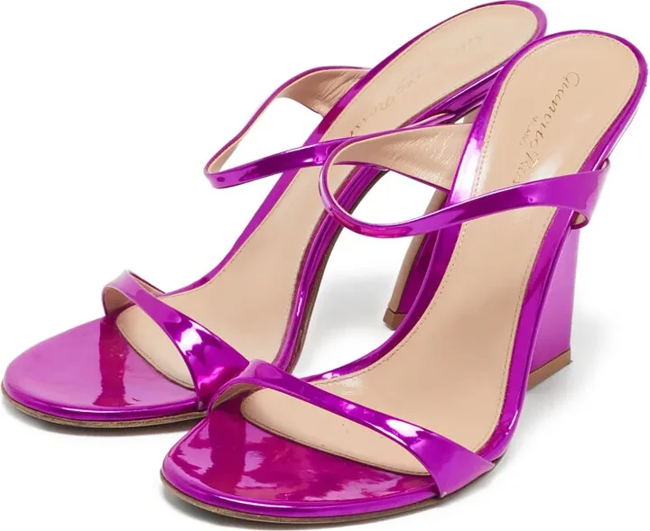 pre-owned 110mm Aura strappy sandals - Image 2