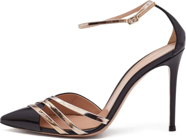 pre-owned 110mm Avenue strappy pointed-toe pumps