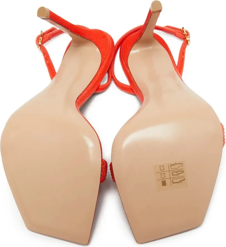 pre-owned 110mm Britney squared-toe stiletto sandals - Image 5