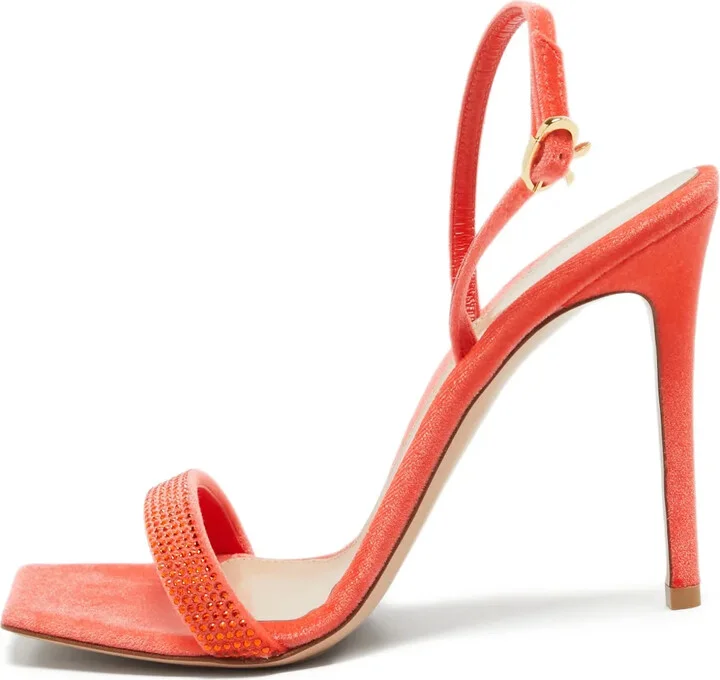 pre-owned 110mm Britney squared-toe stiletto sandals