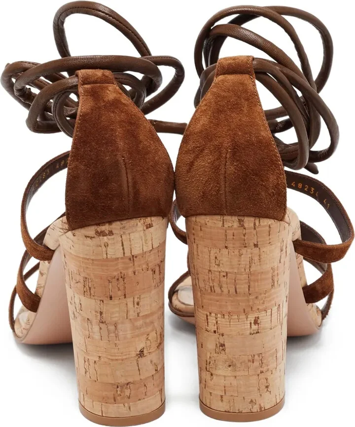 pre-owned 110mm Cayman sandals - Image 4