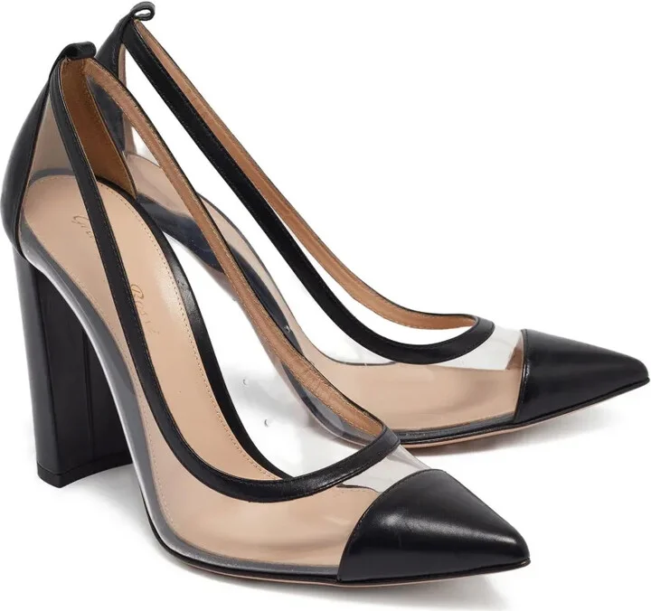 Pre-Owned 110mm Clear-Panel Pumps - Image 3