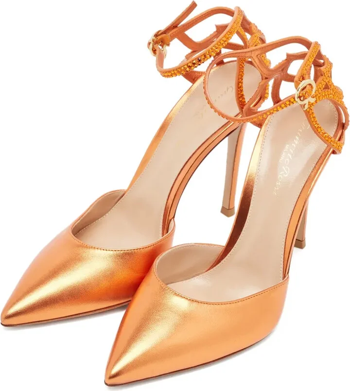 Pre-owned 110mm crystal-embellished sandals - Image 2