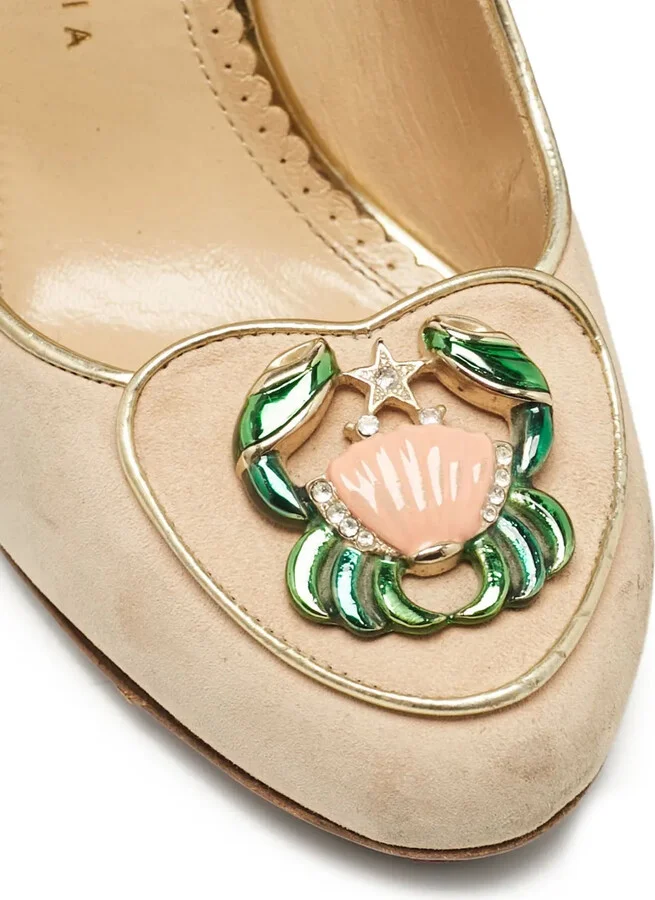Pre-Owned 110mm Embellished Stiletto Pumps - Image 5