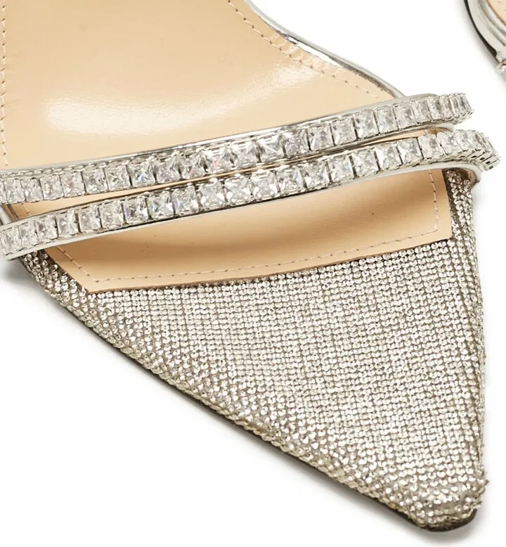 pre-owned 110mm Gaia rhinestone-embellished stiletto sandals - Image 5