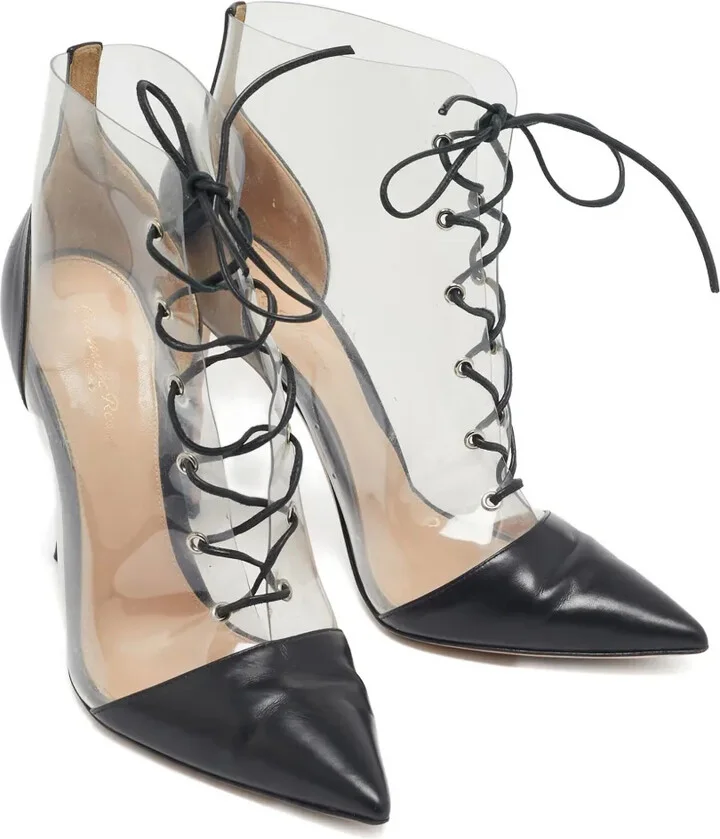 pre-owned 110mm Helmut lace-up boots - Image 3