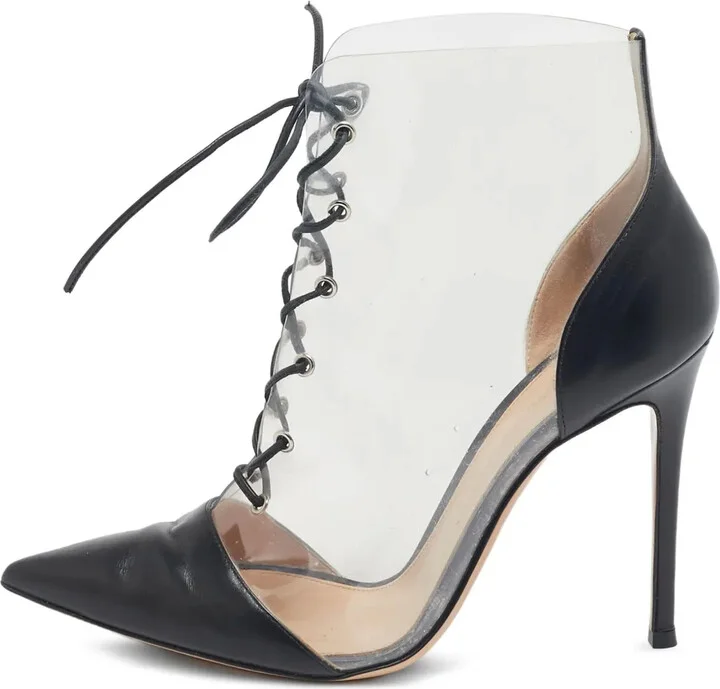 pre-owned 110mm Helmut lace-up boots