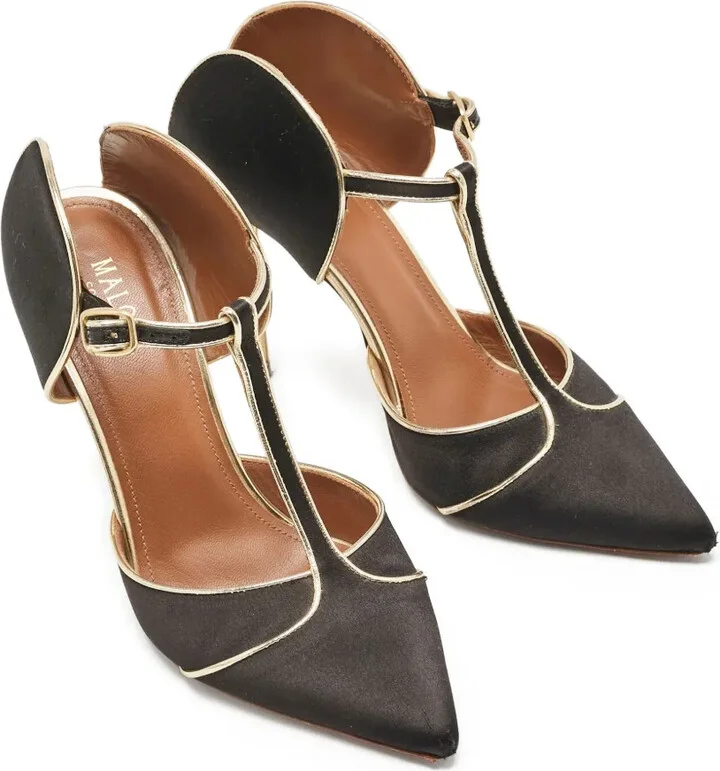 pre-owned 110mm Imogen T-bar high-heel pumps - Image 2