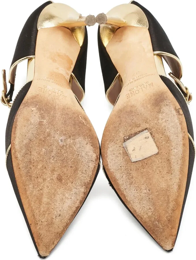 pre-owned 110mm Imogen T-bar high-heel pumps - Image 4