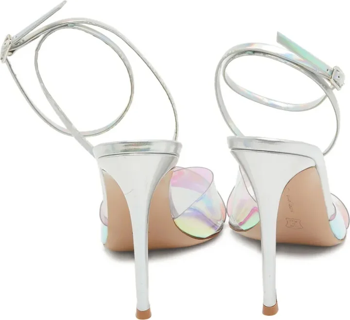 Pre-Owned 110mm Iridescent-Effect Sandals - Image 3