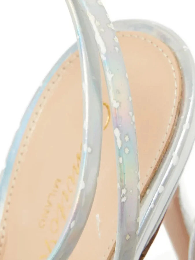 Pre-Owned 110mm Iridescent-Effect Sandals - Image 5