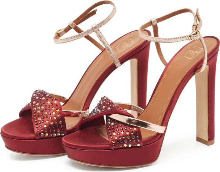 pre-owned 110mm Lauren platform sandals - Image 2