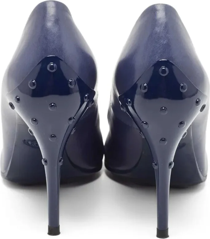 Pre-Owned 110mm Leather Pumps - Image 3