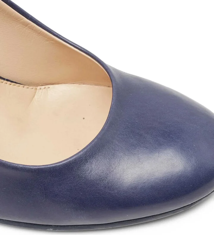 Pre-Owned 110mm Leather Pumps - Image 4