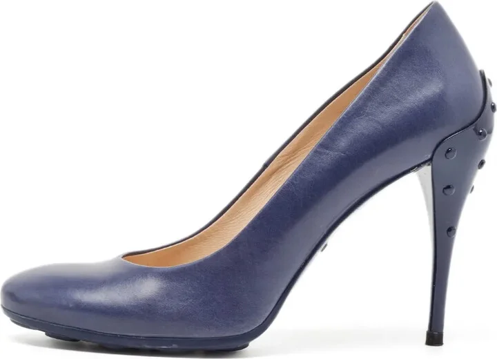 Pre-Owned 110mm Leather Pumps