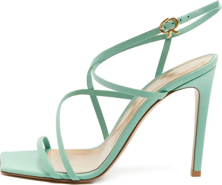 pre-owned 110mm Manilla strappy sandals