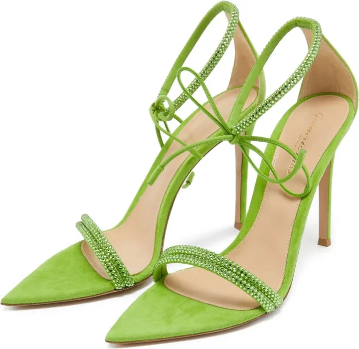 pre-owned 110mm Montecarlo strappy stiletto sandals - Image 2