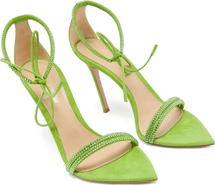 pre-owned 110mm Montecarlo strappy stiletto sandals - Image 3