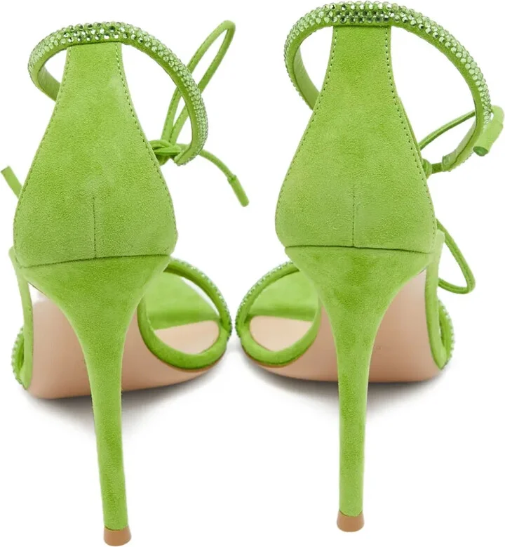 pre-owned 110mm Montecarlo strappy stiletto sandals - Image 4