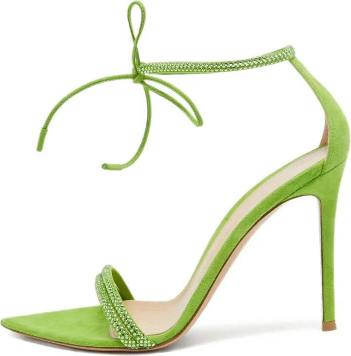 pre-owned 110mm Montecarlo strappy stiletto sandals