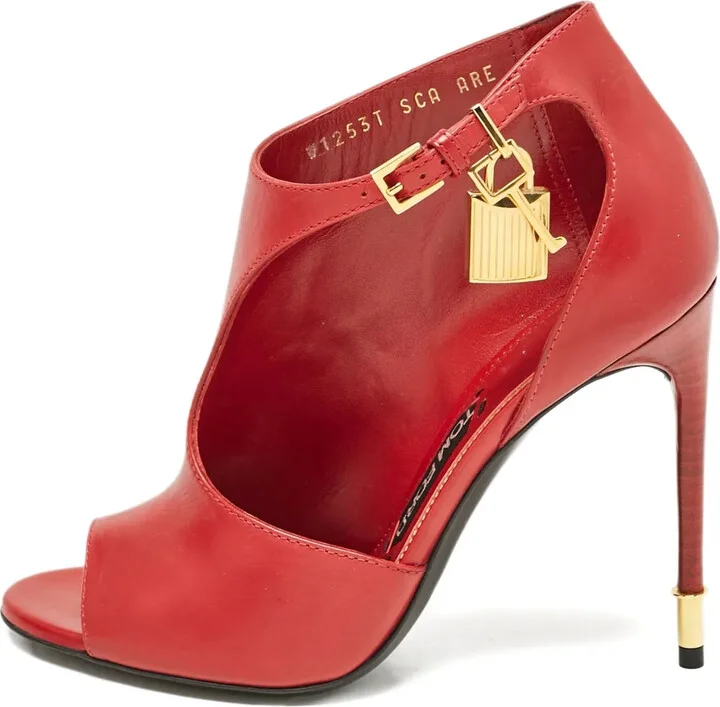 Pre-Owned 110mm Padlock-Detail Boots