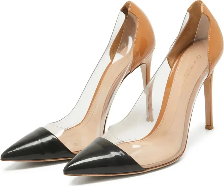 pre-owned 110mm Plexi transparent-panel pumps - Image 2