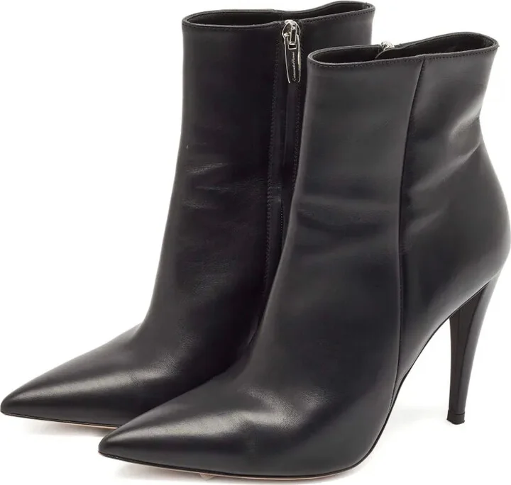 Pre-Owned 110mm Pointed-Toe Boots - Image 4