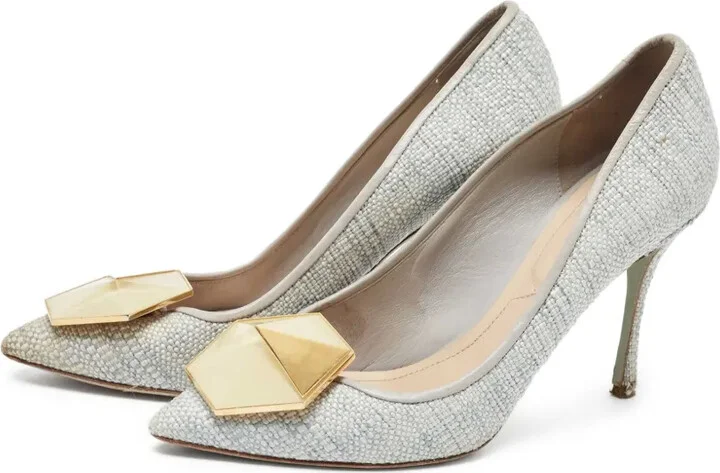 Pre-Owned 110mm Pointed-Toe Pumps - Image 3